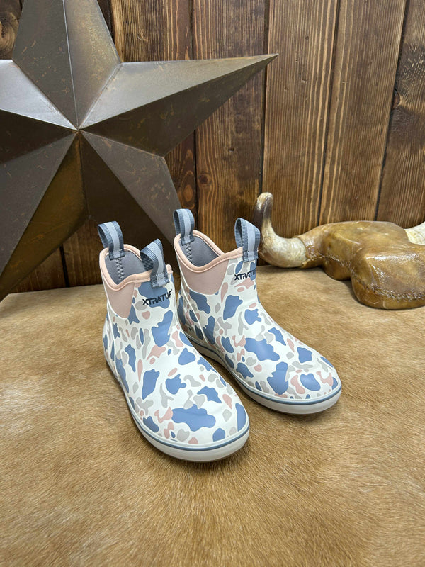 Women's Xtratuf 6" Ankle Deck Boot-Women's Rain Boots-XTRATUF-Lucky J Boots & More, Women's, Men's, & Kids Western Store Located in Carthage, MO