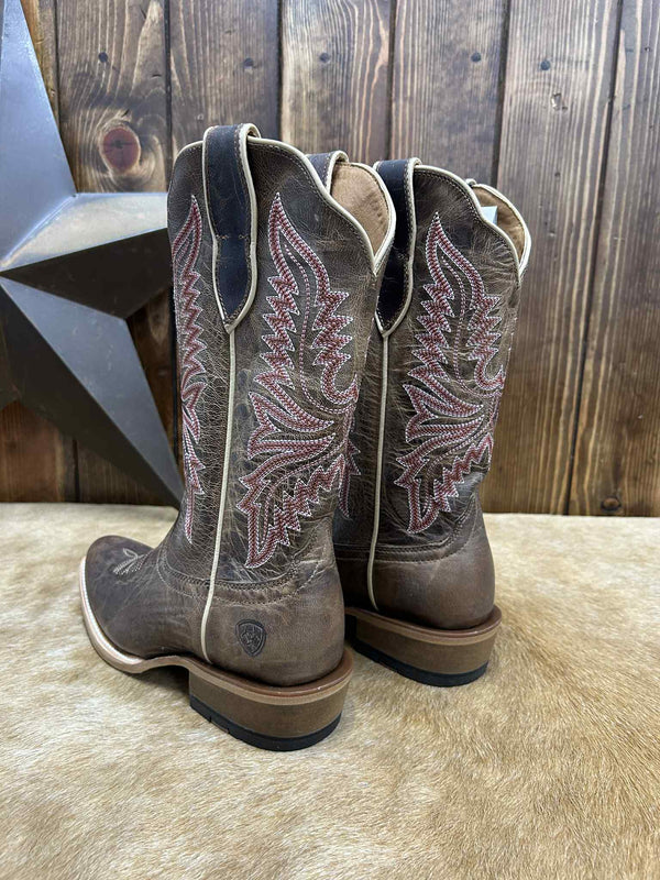 Women's Ariat Totally Tan Futurity Flash Boots-Women's Boots-Ariat-Lucky J Boots & More, Women's, Men's, & Kids Western Store Located in Carthage, MO