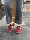 Corkys Spoiler Alert Sneakers in Wine Faux Suede-Women's Casual Shoes-Corkys Footwear-Lucky J Boots & More, Women's, Men's, & Kids Western Store Located in Carthage, MO