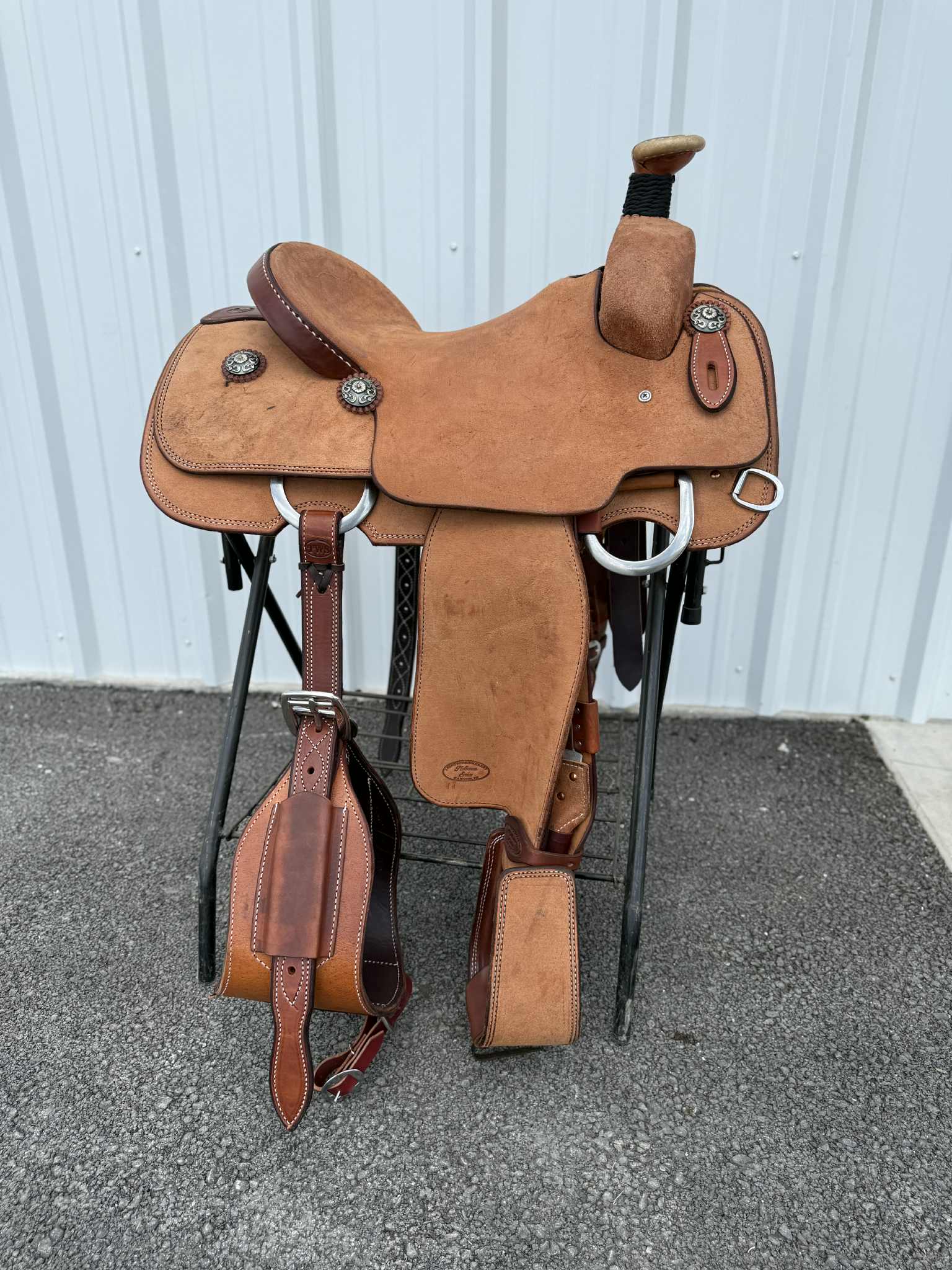 Trent Ward Platinum Roper Saddle ISPR971-25-Saddle-Trent Ward-Lucky J Boots & More, Women's, Men's, & Kids Western Store Located in Carthage, MO