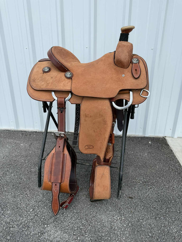 Trent Ward Platinum Roper Saddle ISPR971-25-Saddle-Trent Ward-Lucky J Boots & More, Women's, Men's, & Kids Western Store Located in Carthage, MO