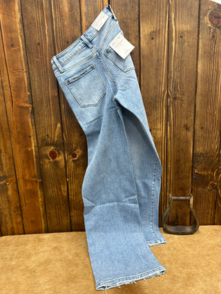 Women's Flying Monkey Hallie High Rise Wide Leg Jean-Women's Denim-Flying Monkey-Lucky J Boots & More, Women's, Men's, & Kids Western Store Located in Carthage, MO