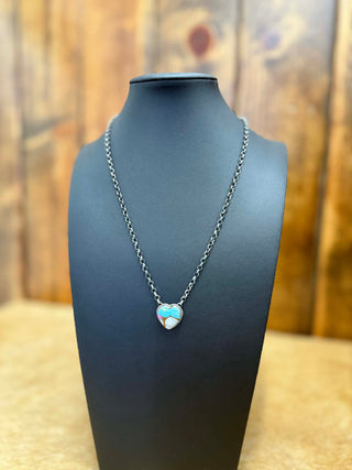 Everly Necklace-Necklaces-LJ Turquoise-Lucky J Boots & More, Women's, Men's, & Kids Western Store Located in Carthage, MO
