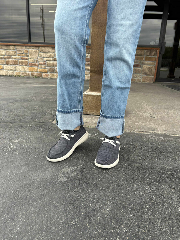 Women's Ariat Heathered Smoke Knit Hilo Shoes-Women's Casual Shoes-Ariat-Lucky J Boots & More, Women's, Men's, & Kids Western Store Located in Carthage, MO