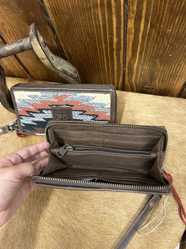 STS Guadalupe Serape Bifold Wallet-Wallets-Carrol STS Ranchwear-Lucky J Boots & More, Women's, Men's, & Kids Western Store Located in Carthage, MO