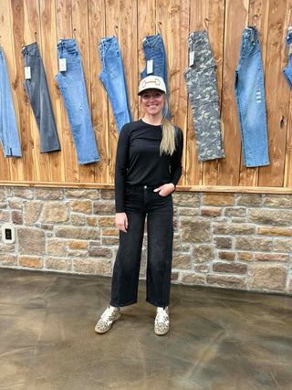 Women's Vervet Hannah High Rise Barrel Jean-Women's Denim-Flying Monkey-Lucky J Boots & More, Women's, Men's, & Kids Western Store Located in Carthage, MO