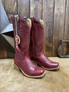 Women's Hyer Leawood Red Cowhide Boot-Women's Boots-HYER Boots-Lucky J Boots & More, Women's, Men's, & Kids Western Store Located in Carthage, MO