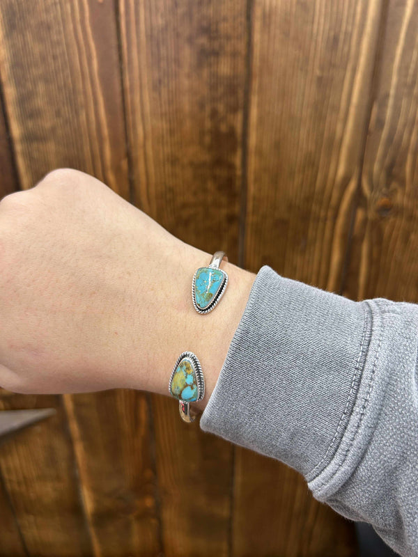 Ember Cuff-Bracelets-LJ Turquoise-Lucky J Boots & More, Women's, Men's, & Kids Western Store Located in Carthage, MO