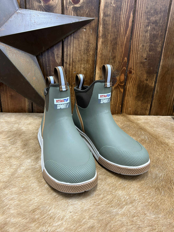Men's Xtratuf 6" Ankle Deck Boot Sport-Men's Rain Boots-XTRATUF-Lucky J Boots & More, Women's, Men's, & Kids Western Store Located in Carthage, MO