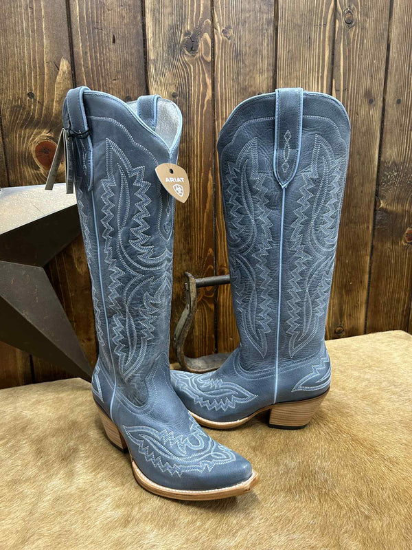 Women's Ariat Vintage Denim Casanova Boot-Women's Boots-Ariat-Lucky J Boots & More, Women's, Men's, & Kids Western Store Located in Carthage, MO