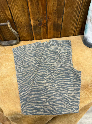 Women's Hidden Millie High Rise Tiger Print Dad Jean