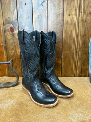 Women's Hyer Leawood Black Cowhide Boot