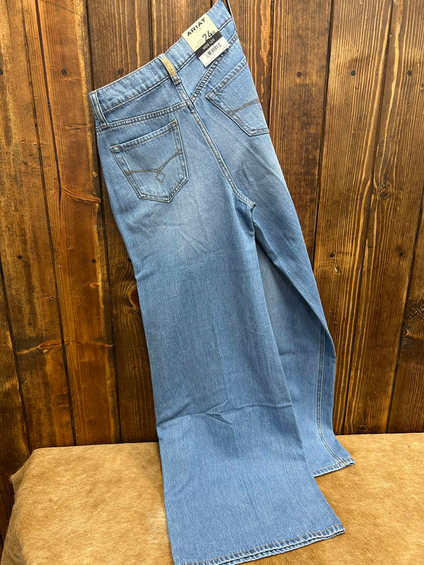 Women's Ariat Ultra High Rise Calamity Comfort Wide Jean-Women's Denim-Ariat-Lucky J Boots & More, Women's, Men's, & Kids Western Store Located in Carthage, MO