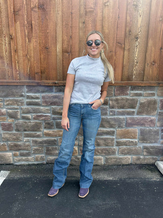 Women's Ariat Perfect Rise Isabella Trouser Jean-Women's Denim-Ariat-Lucky J Boots & More, Women's, Men's, & Kids Western Store Located in Carthage, MO