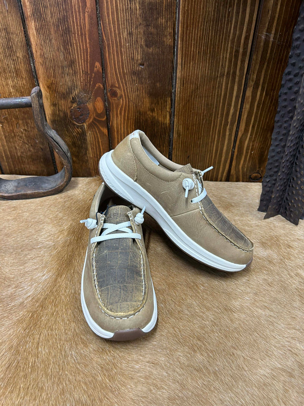 Women's Ariat Buckeye Tan H2O Hilo Shoe-Women's Casual Shoes-Ariat-Lucky J Boots & More, Women's, Men's, & Kids Western Store Located in Carthage, MO