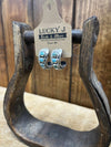 Luna Earrings-Earrings-LJ Turquoise-Lucky J Boots & More, Women's, Men's, & Kids Western Store Located in Carthage, MO