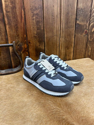 Ariat Men's Ranch Runner Light Grey/Charcoal Suede Shoes-Men's Casual Shoes-Ariat-Lucky J Boots & More, Women's, Men's, & Kids Western Store Located in Carthage, MO