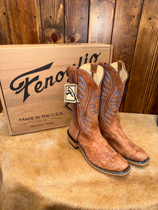 Men's Fenoglio Vintage Cognac Boar Boots