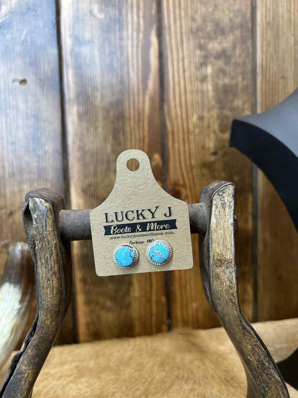 Skyla Earrings-Earrings-LJ Turquoise-Lucky J Boots & More, Women's, Men's, & Kids Western Store Located in Carthage, MO