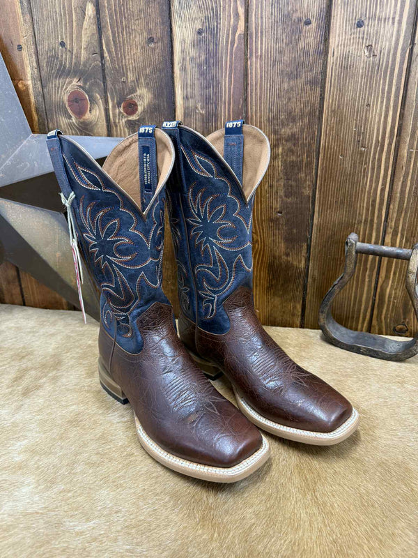 Men's Hyer Brown Clay Cowhide Boot-Men's Boots-HYER Boots-Lucky J Boots & More, Women's, Men's, & Kids Western Store Located in Carthage, MO