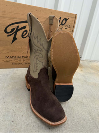 Men's Fenoglio Chocolate Roughout Boot