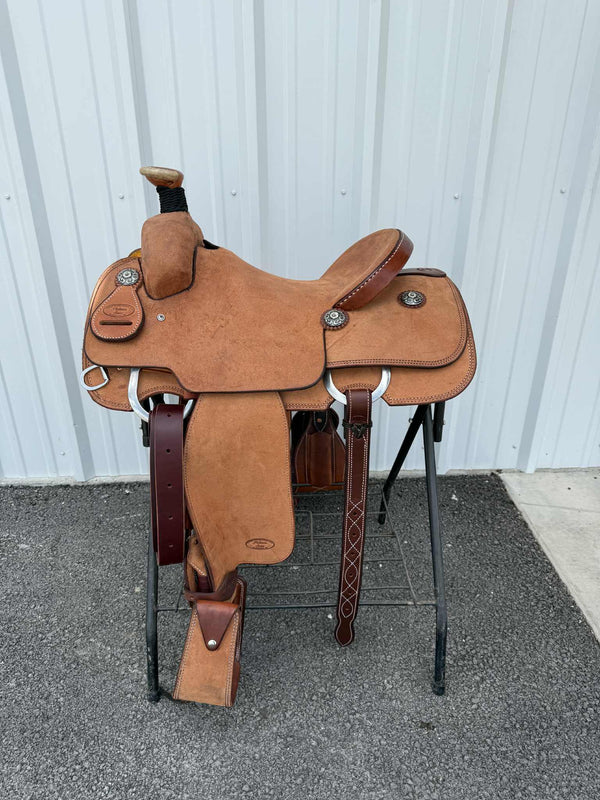 Trent Ward Platinum Roper Saddle ISPR971-25-Saddle-Trent Ward-Lucky J Boots & More, Women's, Men's, & Kids Western Store Located in Carthage, MO