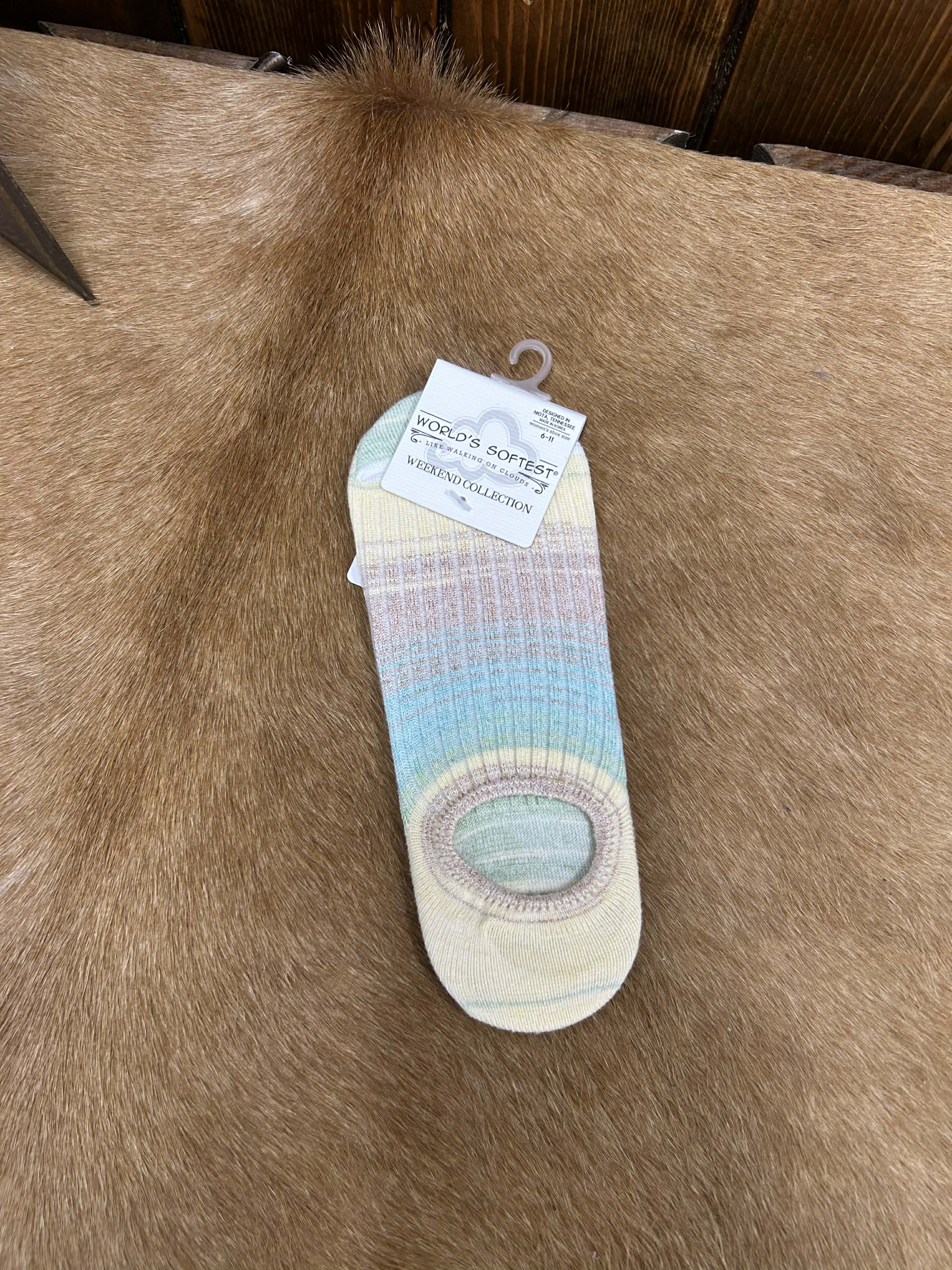 Weekend Collection Ankle Socks WSRIBRLO-Socks-World's Softest Socks-Lucky J Boots & More, Women's, Men's, & Kids Western Store Located in Carthage, MO