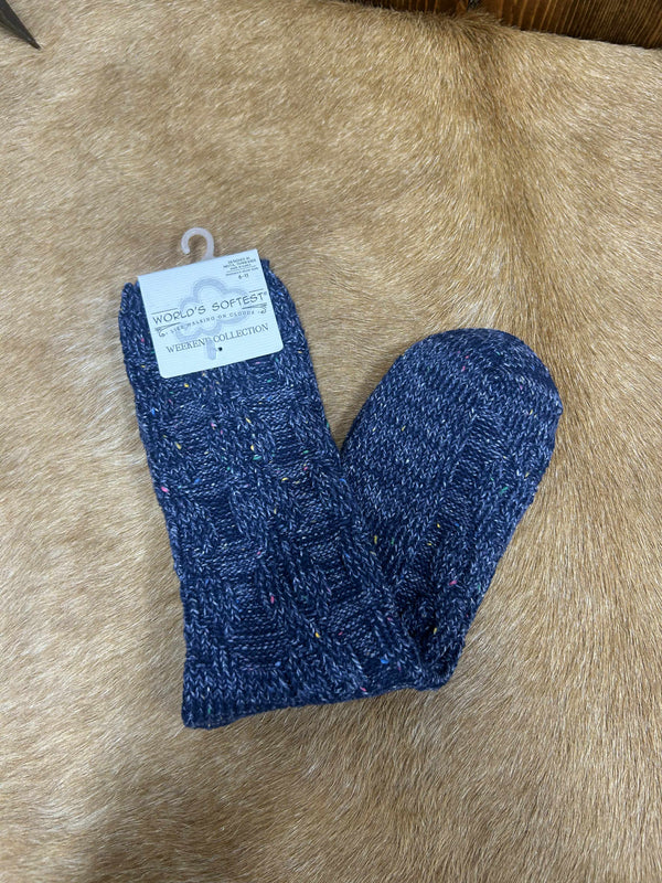 Ragg Cable Crew Socks-Socks-World's Softest Socks-Lucky J Boots & More, Women's, Men's, & Kids Western Store Located in Carthage, MO