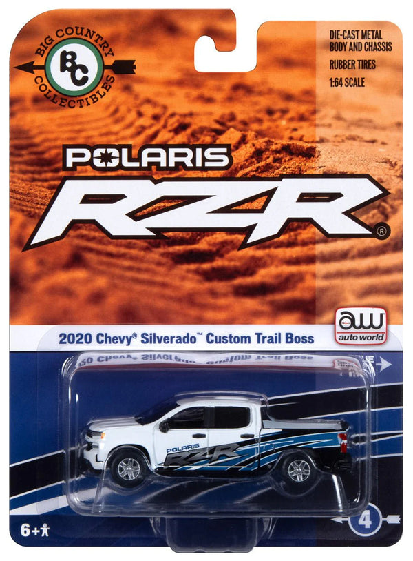 1:64 Polaris 2020 Chevy Silverado Custon Trail Boss-Toys-Big Country Toys-Lucky J Boots & More, Women's, Men's, & Kids Western Store Located in Carthage, MO