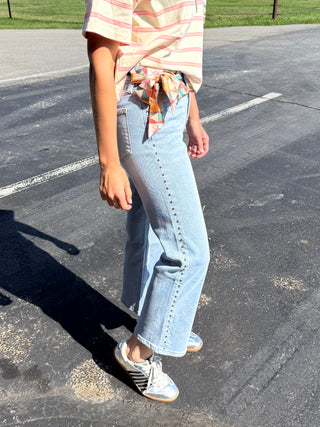 Women's Vervet June High Rise Slim Wide Leg Jean