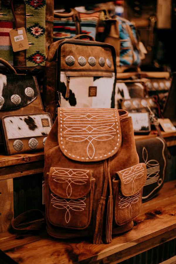 Iris Backpack-Backpacks-American Darling-Lucky J Boots & More, Women's, Men's, & Kids Western Store Located in Carthage, MO