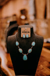 The Shiloh Necklace Set-Necklaces-LJ Turquoise-Lucky J Boots & More, Women's, Men's, & Kids Western Store Located in Carthage, MO