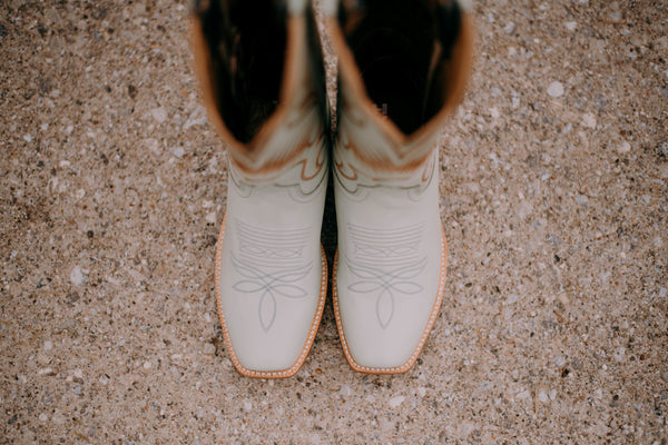 Women's Hyer Leawood Robin's Egg Cowhide Boot-Women's Boots-HYER Boots-Lucky J Boots & More, Women's, Men's, & Kids Western Store Located in Carthage, MO