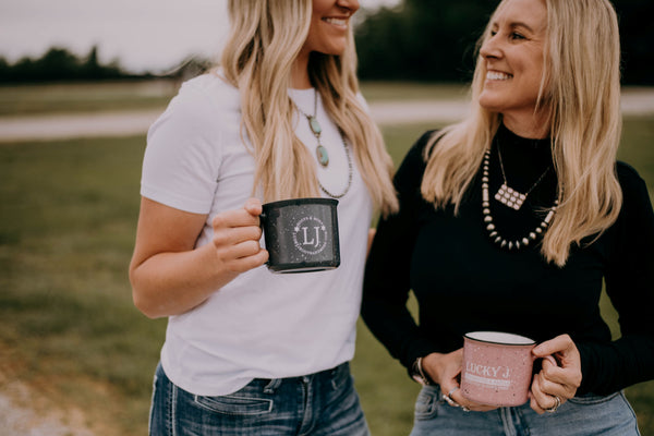 LJ Coffee Mug-Coffee Mug-Lucky J Boots & More-Lucky J Boots & More, Women's, Men's, & Kids Western Store Located in Carthage, MO
