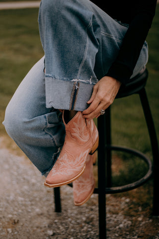 Lane Boots Lexington Blush Bootie-Women's Booties-Lane Boots-Lucky J Boots & More, Women's, Men's, & Kids Western Store Located in Carthage, MO