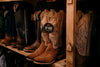 Men's Horse Power Brandy Reversed Smooth Quill Boot-Men's Boots-Horse Power-Lucky J Boots & More, Women's, Men's, & Kids Western Store Located in Carthage, MO