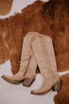 Womens Ariat Laramie Stretchfit Boot in Distressed Dijon Suede-Women's Boots-Ariat-Lucky J Boots & More, Women's, Men's, & Kids Western Store Located in Carthage, MO