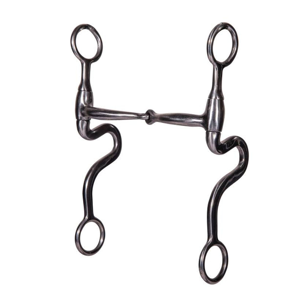 Professional's Choice Equisential Swept Back Seven Shank - Smooth Snaffle Bit-Bit-Professionals Choice-Lucky J Boots & More, Women's, Men's, & Kids Western Store Located in Carthage, MO