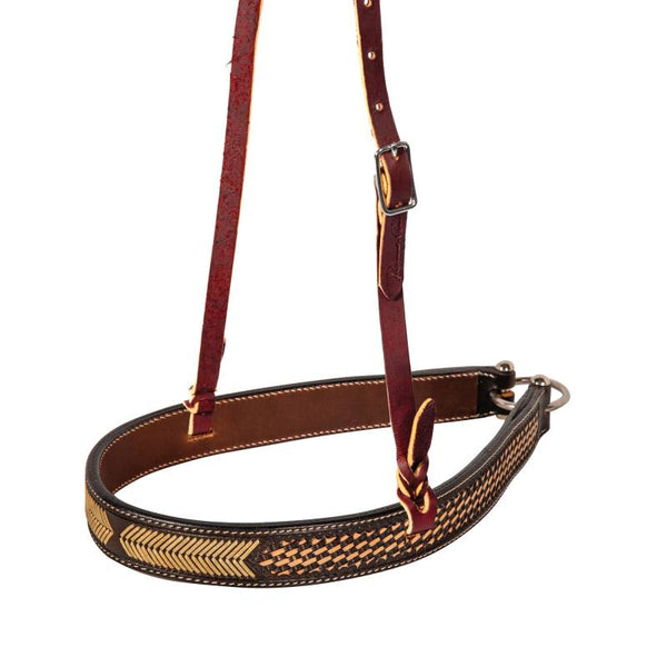 Professional's Choice Chocolate Arrowhead Noseband-Tie Down-Professionals Choice-Lucky J Boots & More, Women's, Men's, & Kids Western Store Located in Carthage, MO