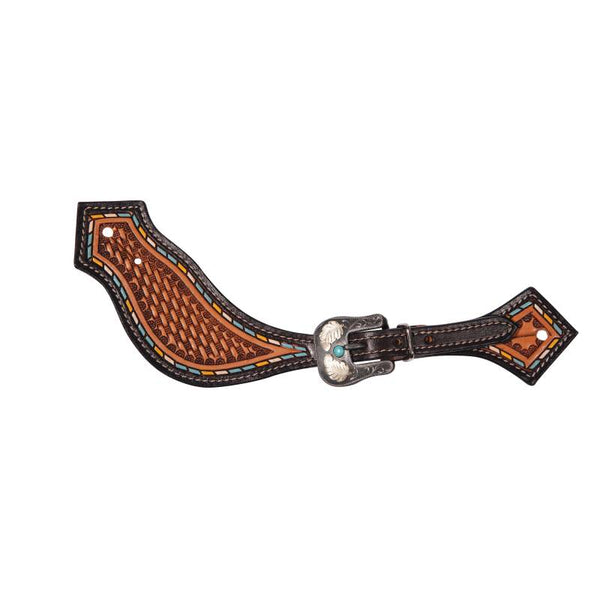 Professional's Choice Line Feather Buckle Spur Strap-Spur Straps-Professional choice-Lucky J Boots & More, Women's, Men's, & Kids Western Store Located in Carthage, MO