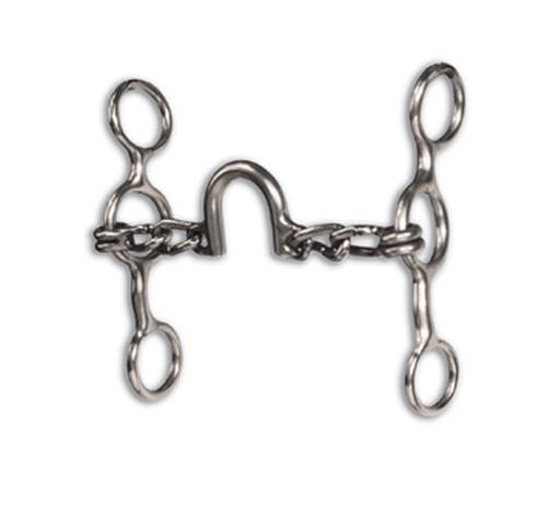 Professional's Choice Equisential Short Shank - Ported Chain Bit-Bit-Professionals Choice-Lucky J Boots & More, Women's, Men's, & Kids Western Store Located in Carthage, MO