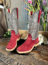 Women's Fenoglio Burgundy Roughout/Blue Eagle-Women's Boots-Fenoglio Boots-Lucky J Boots & More, Women's, Men's, & Kids Western Store Located in Carthage, MO