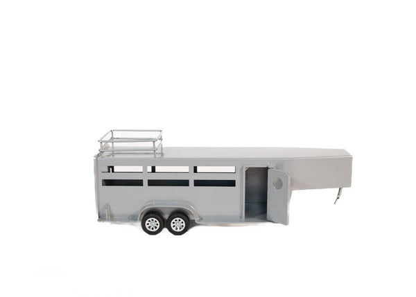 Little Buster Gooseneck Horse Stock Combo Trailer by Little Buster Toys-Toys-Little Buster Toys-Lucky J Boots & More, Women's, Men's, & Kids Western Store Located in Carthage, MO