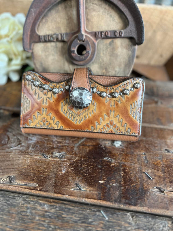 Double J Ladies Wallet-Wallets-DOUBLE J SADDLERY-Lucky J Boots & More, Women's, Men's, & Kids Western Store Located in Carthage, MO