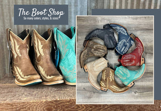 The Boot Shop | So Many Colors, Styles, & Sizes | Lucky J Boots and More | Carthage, MO