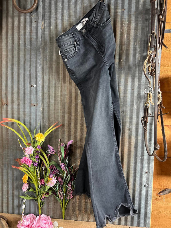 The Nova High Rise Crop Flare Hidden Jeans-Women's Denim-HIDDEN-Lucky J Boots & More, Women's, Men's, & Kids Western Store Located in Carthage, MO
