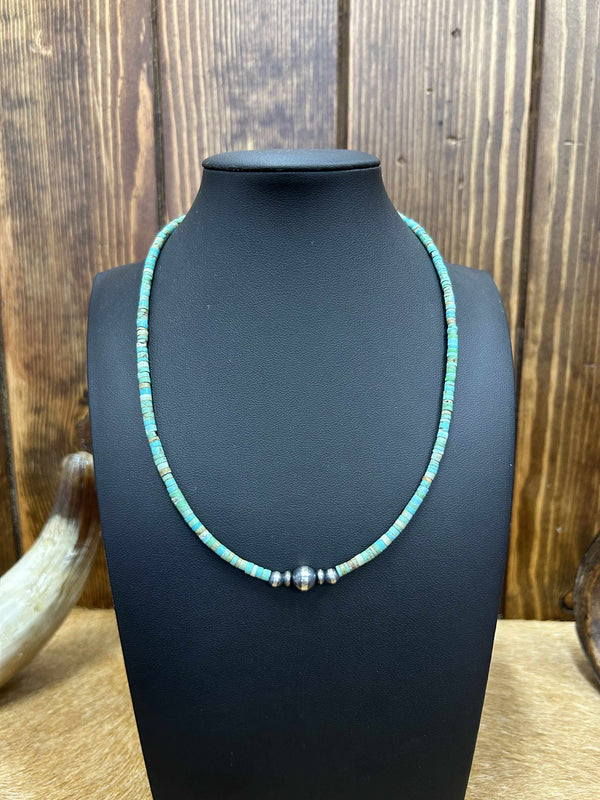 Rhodes Necklace-Necklaces-LJ Turquoise-Lucky J Boots & More, Women's, Men's, & Kids Western Store Located in Carthage, MO