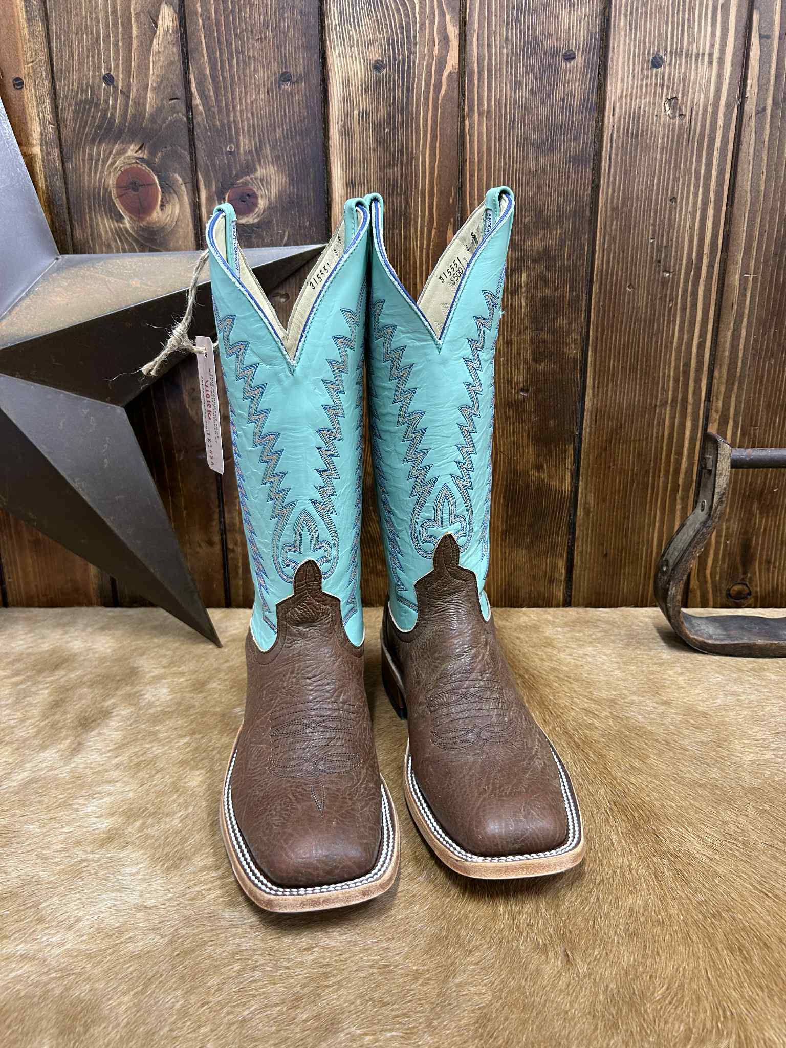 Women's Anderson Bean Chocolate Shrunken Shoulder Boot-Women's Boots-Anderson Bean-Lucky J Boots & More, Women's, Men's, & Kids Western Store Located in Carthage, MO