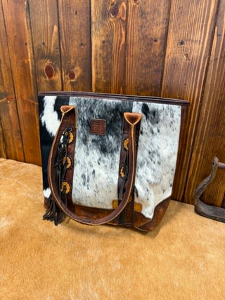 STS Guadalupe Cowhide Palomino Tote