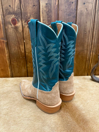 Men's Rios of Mercedes Reversed Bull Tan Shrunken Shoulder Boot-Men's Boots-Rios of Mercedes-Lucky J Boots & More, Women's, Men's, & Kids Western Store Located in Carthage, MO